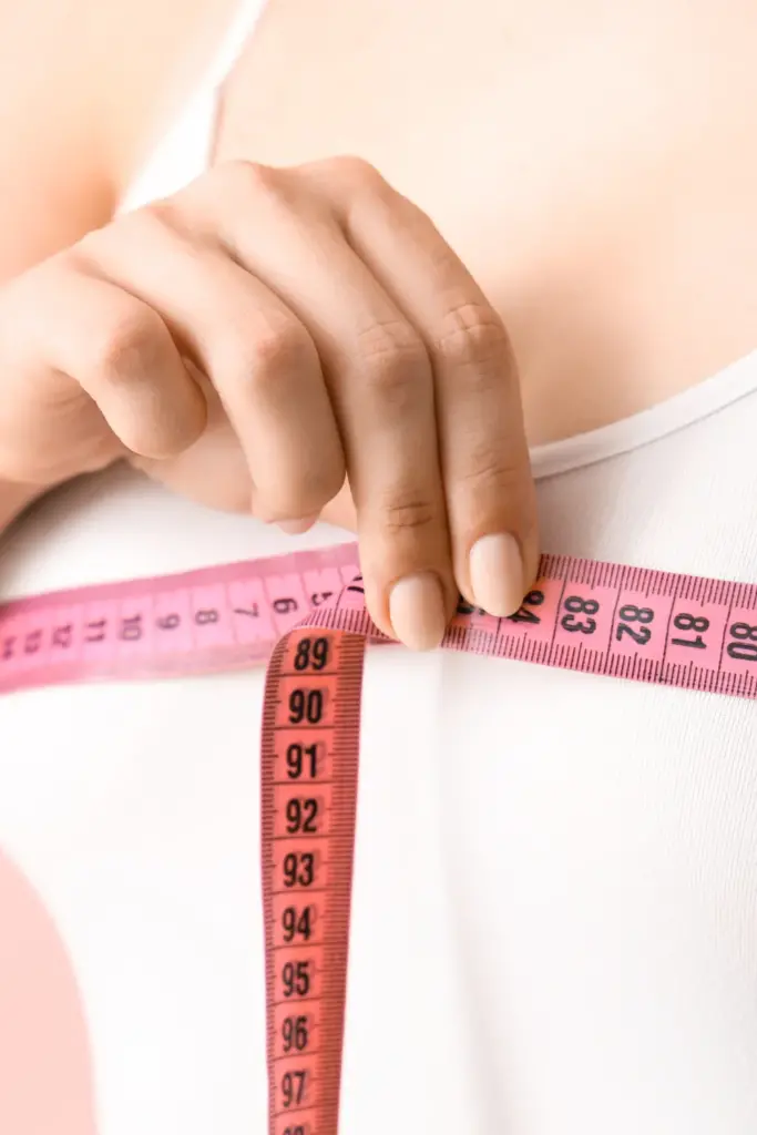 Measuring breast size